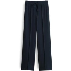 Opus, Dames, Broeken, Blauw, Maat: 2XL Poliester,