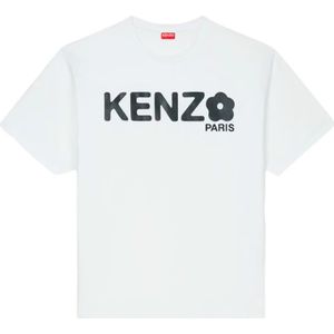 Kenzo - Boke Flower 2.0 - T-shirt - Wit - Katoen - Oversized Silhouet
