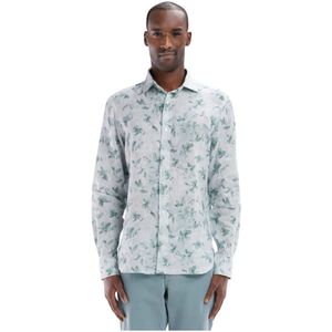 Eden Park, Heren, Overhemden, Veelkleurig, Maat: 2XL Linnen,