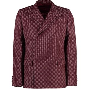 Gucci, Heren, Jassen, Rood, Maat: L Wol,