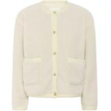 Cream - Anolis - Gevoerd Gebreid Vest - Beige - Met Voorzakken