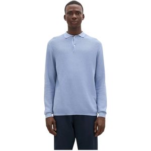 Aspesi, Heren, Tops, Blauw, Maat: M Piqué,