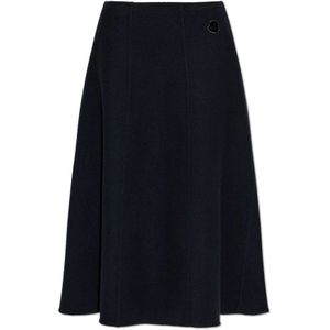 Moncler, Dames, Rokken, Blauw, Maat: XS Wol,