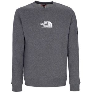 The North Face, Heren, Sweatshirts & Hoodies, Grijs, Maat: S Katoen,