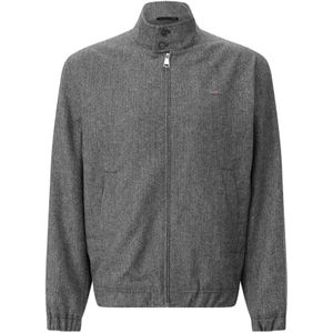 Lacoste, Heren, Jassen, Zwart, Maat: 4XL Wol,