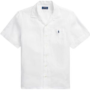 Polo Ralph Lauren, Heren, Overhemden, Wit, Maat: XL Katoen,