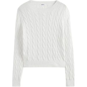 Aspesi, Dames, Truien, Wit, Maat: S Katoen,