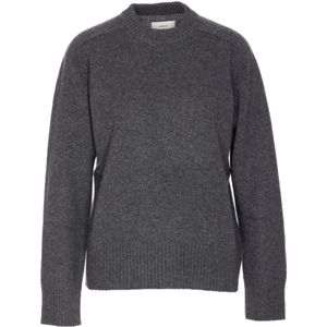 Loulou Studio, Dames, Truien, Grijs, Maat: M Kasjmier,