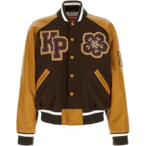 Kenzo, Heren, Jassen, Bruin, Maat: L Wol,