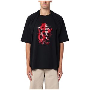 Martine Rose, Heren, Tops, Zwart, Maat: L