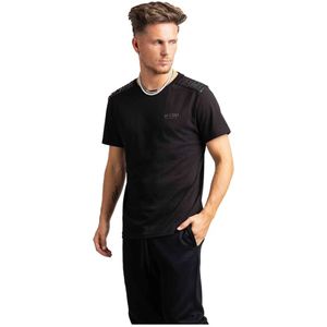 Moschino, Heren, Tops, Zwart, Maat: S Katoen,