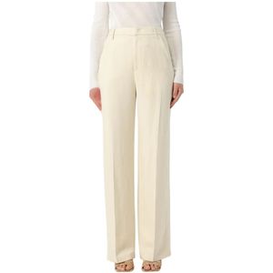 Dondup, Dames, Broeken, Beige, Maat: W27 Katoen,