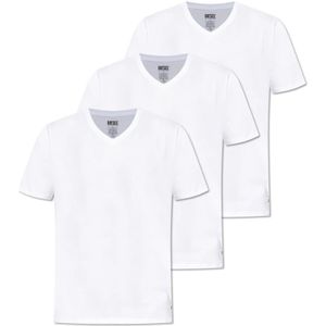 Diesel, Heren, Tops, Wit, Maat: L Katoen,