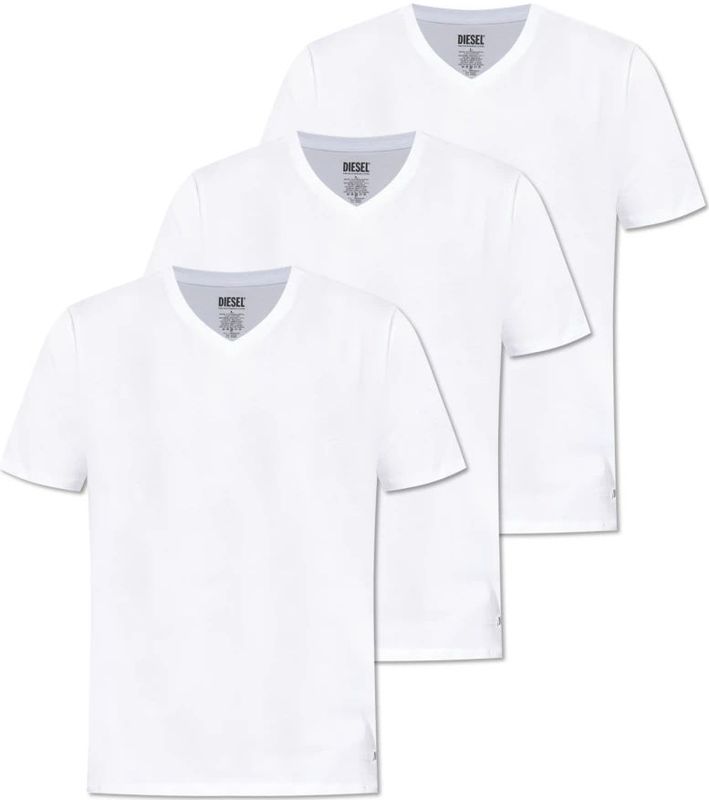 Diesel, Heren, Tops, Wit, Maat: L Katoen,