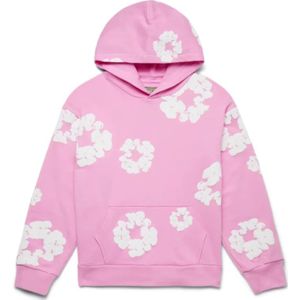 Denim Tears, Heren, Sweatshirts & Hoodies, Roze, Maat: L Katoen,