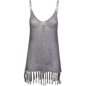 Dodo BAR OR, Dames, Tops, Grijs, Maat: 2XS