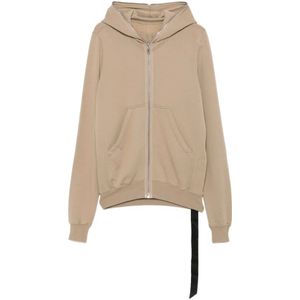 Rick Owens, Heren, Sweatshirts & Hoodies, Bruin, Maat: M Katoen,