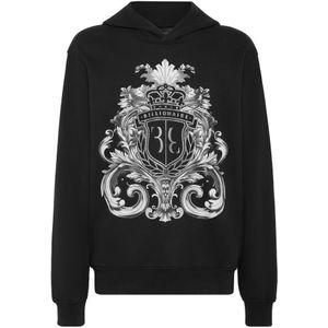 Billionaire, Heren, Sweatshirts & Hoodies, Zwart, Maat: S