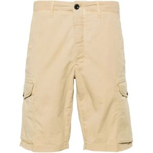 Incotex, Heren, Korte broeken, Beige, Maat: W30 Katoen,