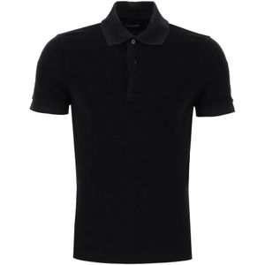 Tom Ford, Heren, Tops, Zwart, Maat: 2XL Katoen,