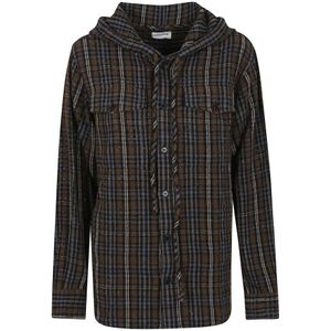 P.a.r.o.s.h., Dames, Blouses & Shirts, Groen, Maat: M Katoen,