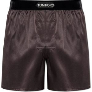 Tom Ford, Heren, Ondergoed, Bruin, Maat: XS Zijde,