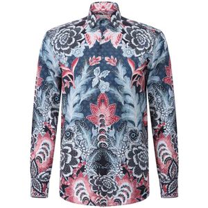 Etro, Heren, Overhemden, Veelkleurig, Maat: 3XL Katoen,