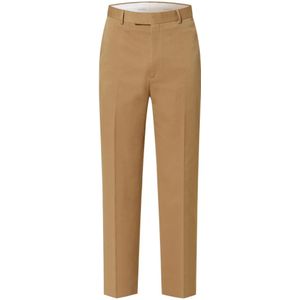 Gucci, Heren, Broeken, Bruin, Maat: S Katoen,