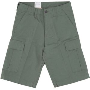 Carhartt Wip, Heren, Korte broeken, Groen, Maat: W28 Katoen,