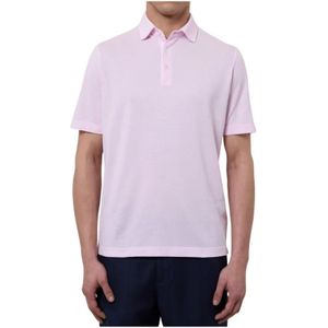 Filippo De Laurentiis, Heren, Tops, Roze, Maat: XL Katoen,