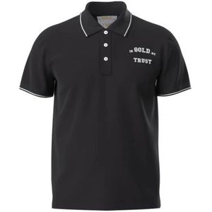 In Gold We Trust, Heren, Tops, Zwart, Maat: 3XL