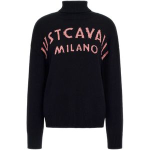 Just Cavalli, Dames, Truien, Zwart, Maat: M