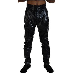 Dolce & Gabbana - Main Line - Skinny Broek - Zwart - Nylon