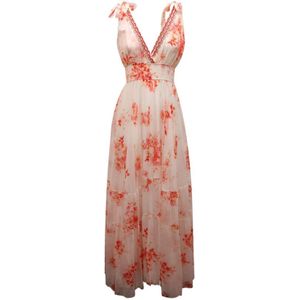 PHO Firenze, Dames, Jurken, Veelkleurig, Maat: S Katoen,