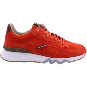 Floris van Bommel - DE Zager 02.62 - Sneakers - Rood - Leer