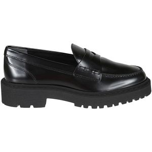 Hogan, Dames, Schoenen, Zwart, Maat: 39 EU Leer,