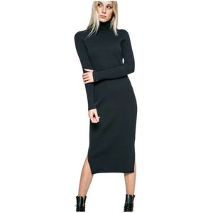 Tommy Hilfiger, Dames, Jurken, Zwart, Maat: XL Katoen,