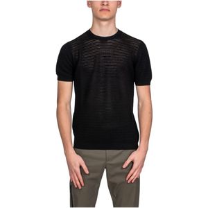 Paolo Pecora, Heren, Truien, Zwart, Maat: XL