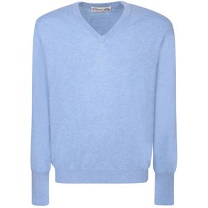 Ballantyne, Heren, Truien, Blauw, Maat: 3XL Kasjmier,
