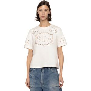 Sea NY, Dames, Tops, Wit, Maat: S Katoen,