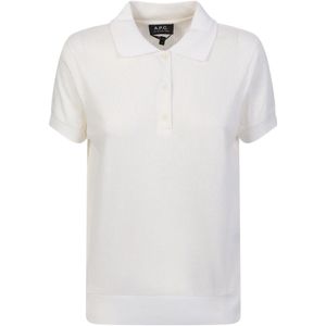 A.p.c., Dames, Tops, Wit, Maat: S Katoen,