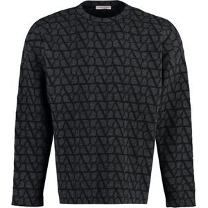 Valentino Garavani, Heren, Truien, Grijs, Maat: S