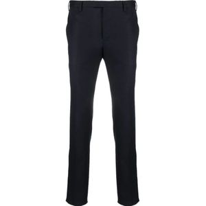 PT Torino, Heren, Broeken, Blauw, Maat: M Wol,