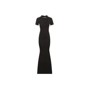 Balenciaga Gowns , Black , Dames , Maat: S