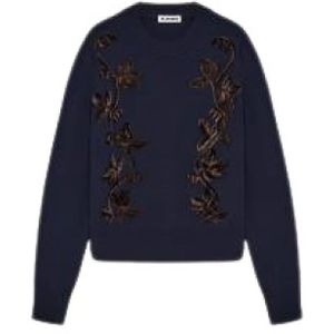 Jil Sander, Dames, Truien, Blauw, Maat: M