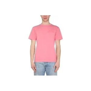 Autry 34unburnt Logo T-shirt , Pink , Dames , Maat: XS