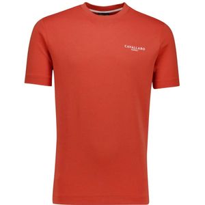Cavallaro - T-shirt - Oranje - Korte Mouwen - Effen