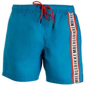 Bikkembergs, Heren, Badkleding, Blauw, Maat: S Nylon,