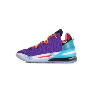 Nike LeBron Xviii Hoge Sneaker , Purple , Heren , Maat: 42 1/2 EU