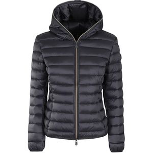 Save The Duck, Dames, Jassen, Grijs, Maat: XS Nylon,